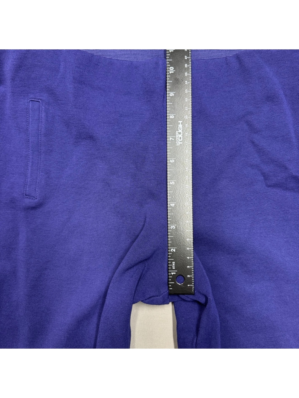 Chico's Women Brigitte Stretch Pull On Pants Size 2.5R 14 Purple Blue Ankle - Picture 7 of 12